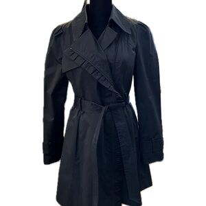 Jessica Simpson Black Trench Coat